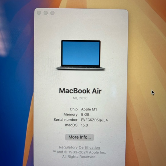 MacBook Air 13inch 8GB - Picture 5 of 5